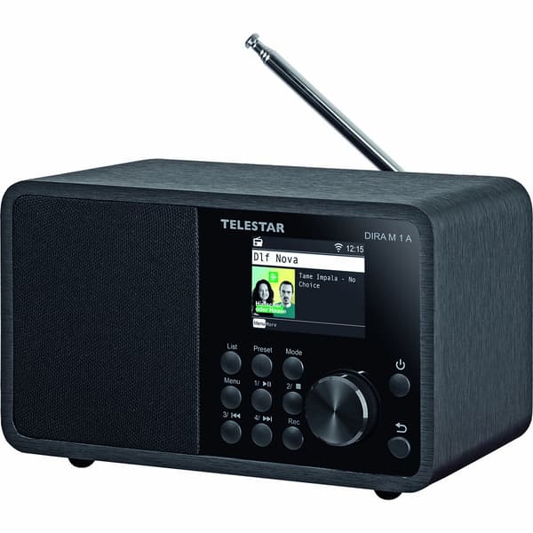 TELESTAR DIRA M 1 A EWF Kompakt Mono Multifunktionsradio Svart