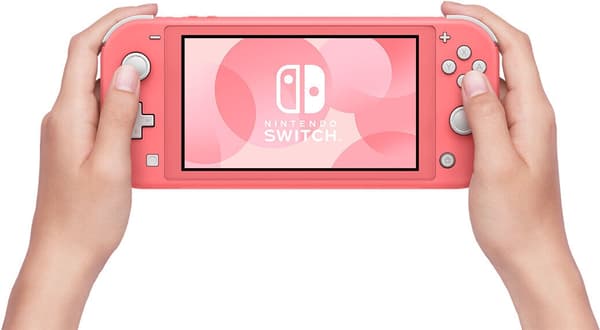 Nintendo Switch Lite spillkonsoll, rosa