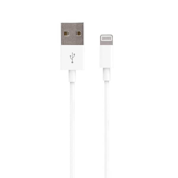 Forever 3m lightning-kabel för både laddning och överföring, Vit