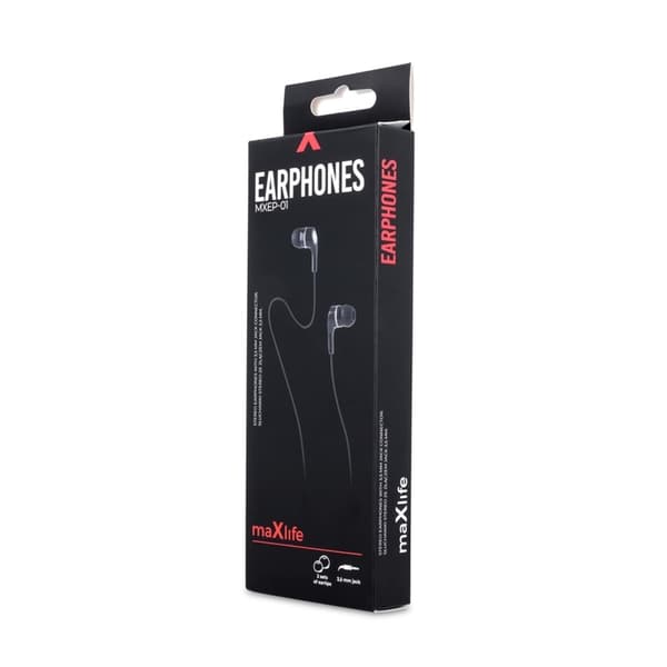 Maxlife MXEP-01 - In-Ear Stereokuulokkeet, musta