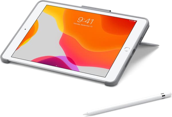 Logitech Combo Touch – tangentbord/skyddsfodral för iPad av 7:e, 8:e och