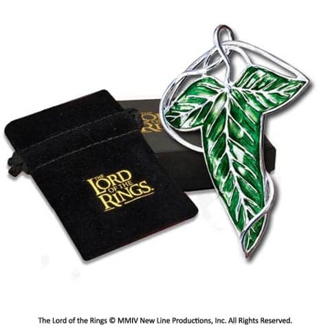 Noble Collection Replika - Lorien-blad - broche - Ringenes Herre