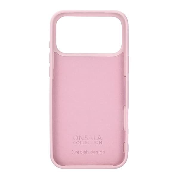 Onsala Mobilskal med Silikonkänsla Chalk Pink - iPhone 17 Pro Max