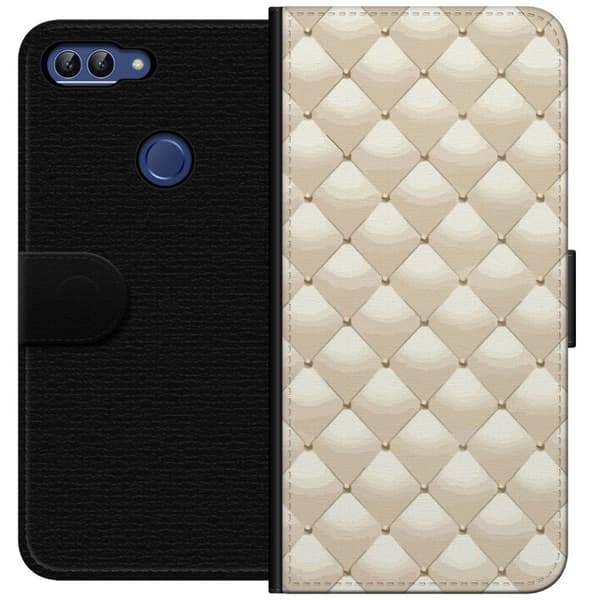 Tegnebogsetui til Huawei P smart med Guldglans motiv