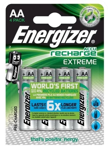 ENERGIZER 2300 mAh AA 4-pack