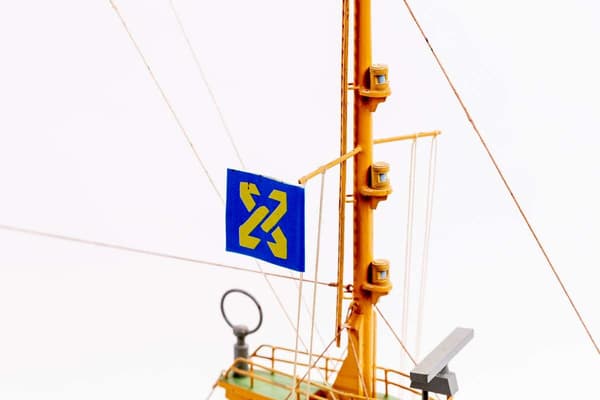 1:90 Zwarte Zee -Plastikkskrog