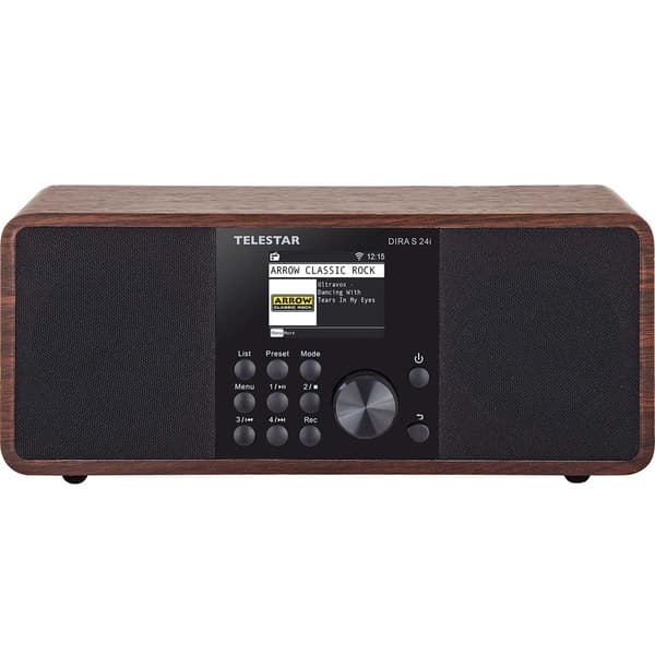 TELESTAR DIRA S 24i Multifunksjonell stereoradio DAB+ / FM / Internett / Bluetooth Wood