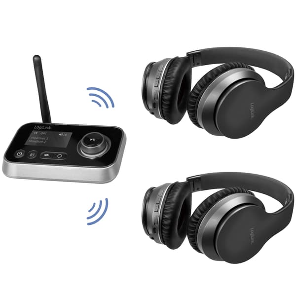 LogiLink Bluetooth 5.0 2-in-1 audiolähetin/vastaanotin