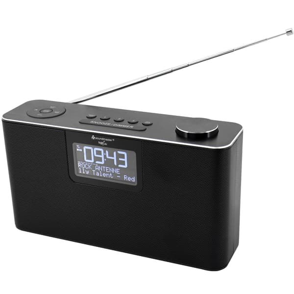Soundmaster Radio FM DAB+ Bluetooth DAB700SW Svart