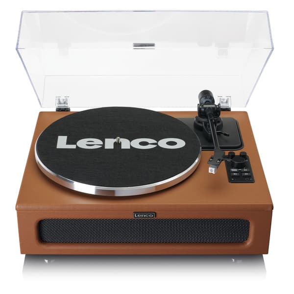 Lenco Levysoitin Bluetooth MMC 4 kaiuttimet sisäänrakennettu Brown