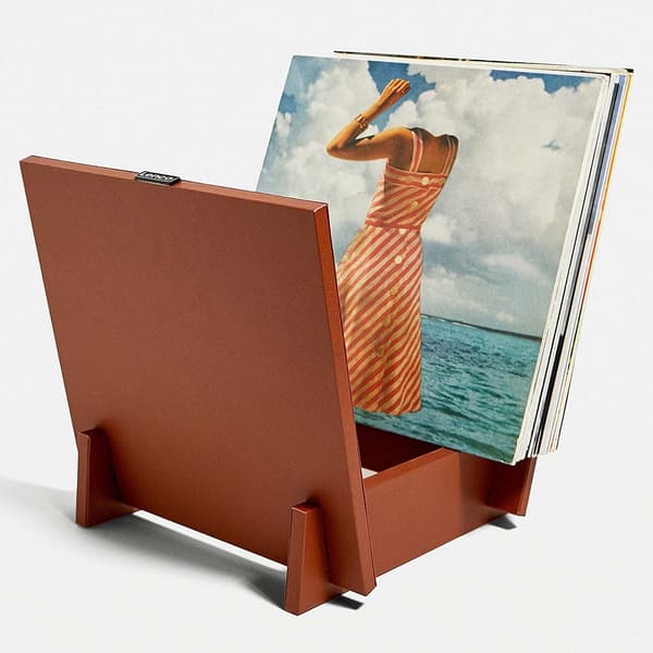 Lenco Organizer for opptil 40 poster Brown