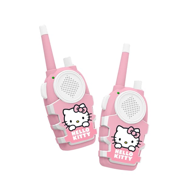 HELLO KITTY Walkie Talkie Sæt "Hello Kitty" 150m rækkevidde