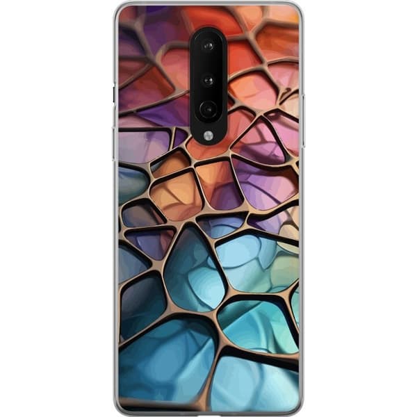 Mobildeksel til OnePlus 8 med Metalliskt mønster motiv