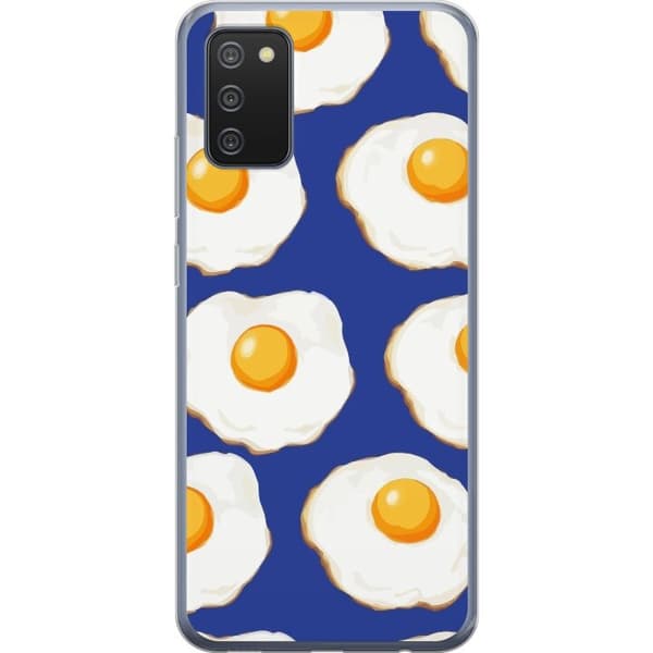 Mobildeksel til Samsung Galaxy A02s med Stekte egg motiv