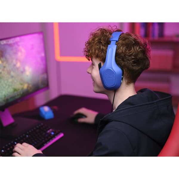 Trust GXT 415B Zirox Gamingheadset Blå