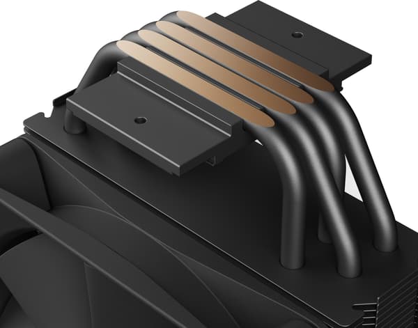 NZXT T120 RGB-prosessorkjøler, svart