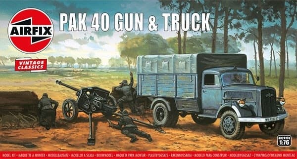Airfix Opel Blitz & Pak 40 Gun