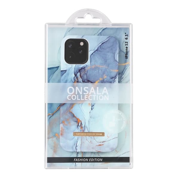 Onsala COLLECTION Mobildeksel Soft Gredelin Marble iPhone 12  / 12 Pro