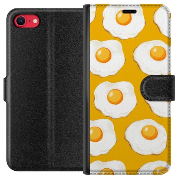 Lommeboketui til Apple iPhone 7 med Stekt egg motiv