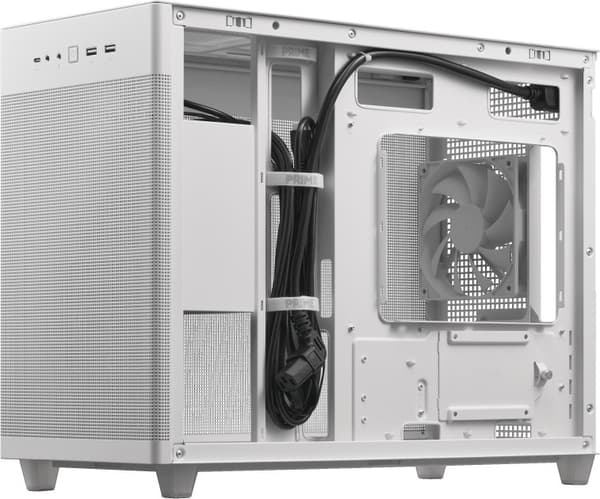 ASUS Prime AP201 Micro-ATX-kotelo, valkoinen