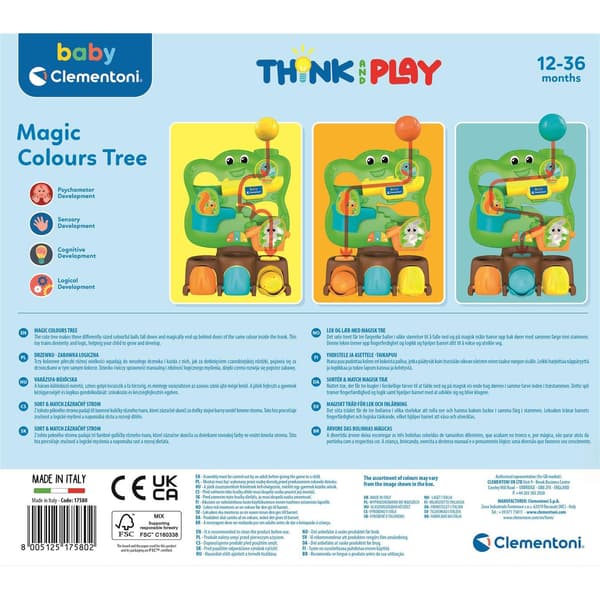 Clementoni Logikspel Magic Colours Tree