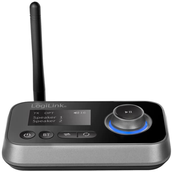 LogiLink Bluetooth 5.0 2-in-1 audiolähetin/vastaanotin