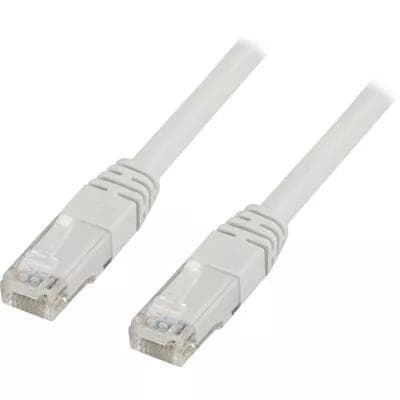 DELTACO U/UTP Cat6 patchkabel, LSZH (Low Smoke Zero Halogen), 50m, hvi