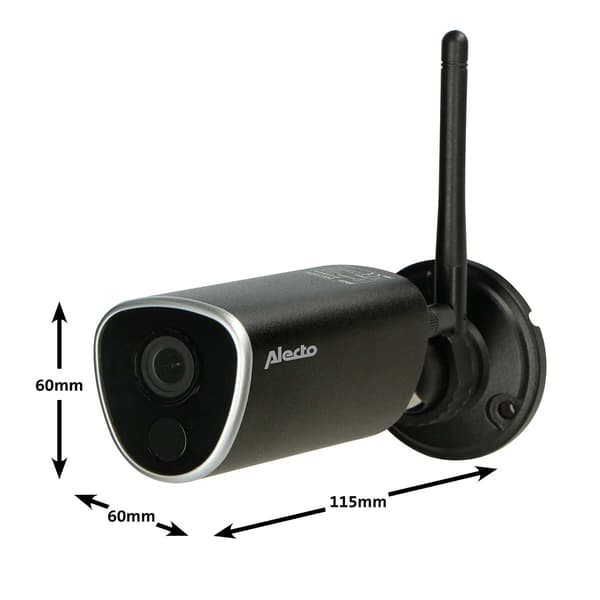 Alecto Udendørs Wi-Fi-kamera Sort