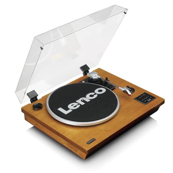 Lenco Platespiller med Bluetooth®, USB MP3-koder, høyttalere Wood