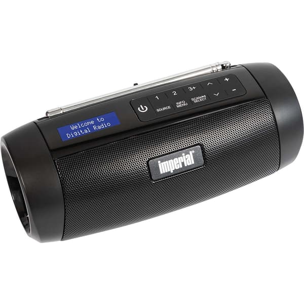 imperial DABMAN GO DAB+ / FM Compact Radio Musta