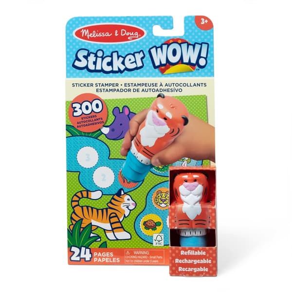 Melissa & Doug Tarra WOW! Tiger kirjan & Tarrat
