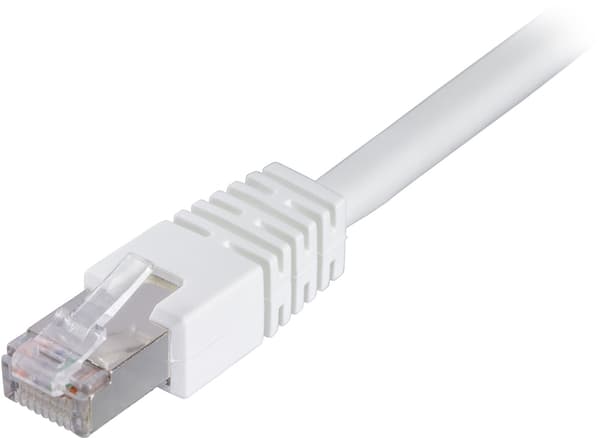 DELTACO F/UTP Cat6 patchkabel, LSZH (Low smoke zero halogen), 50m, hvi
