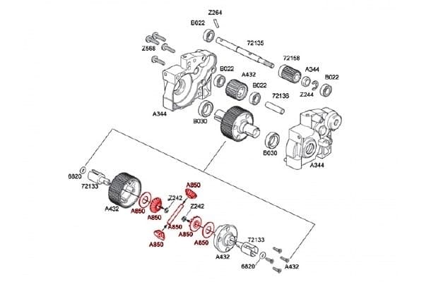 HPI Gear Diff Bevel Gears (13T/10T/4Pcs)