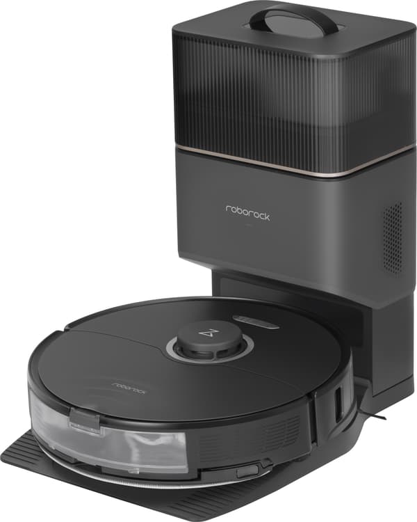 Roborock S8+ robotdammsugare, svart