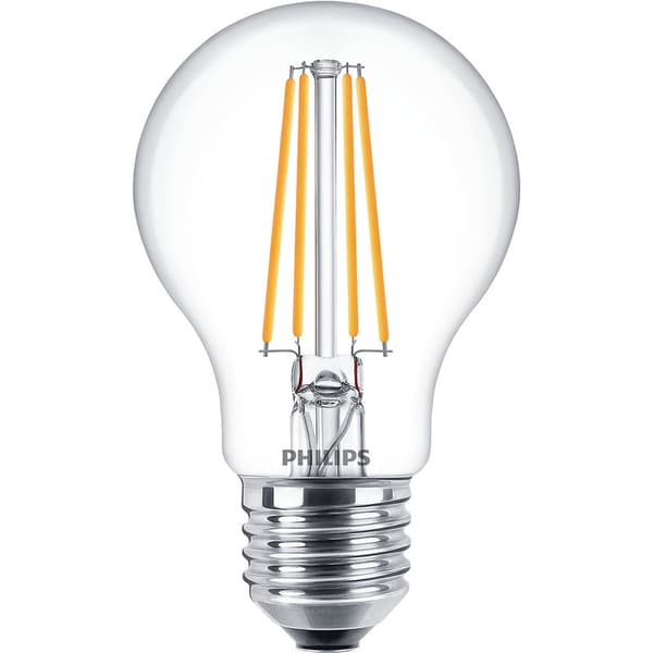 Philips 2-pack LED E27 Normal 7W (60W) Klar 806lm