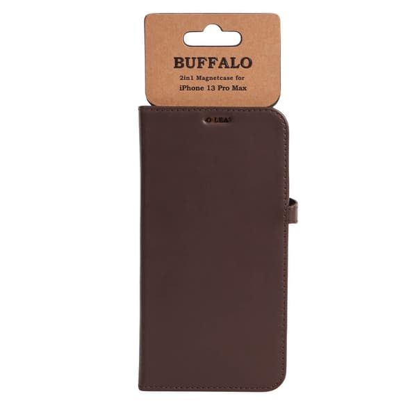 Buffalo Mobilfodral 3 Kortfack Brun - iPhone 13 Pro Max