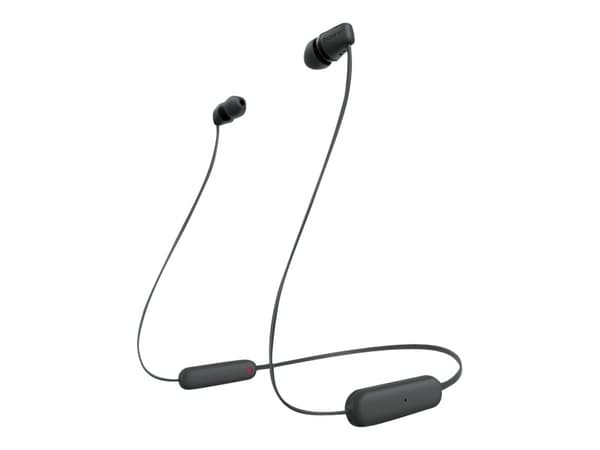 Sony WI-C100 Trådløs Øreproptelefoner Sort