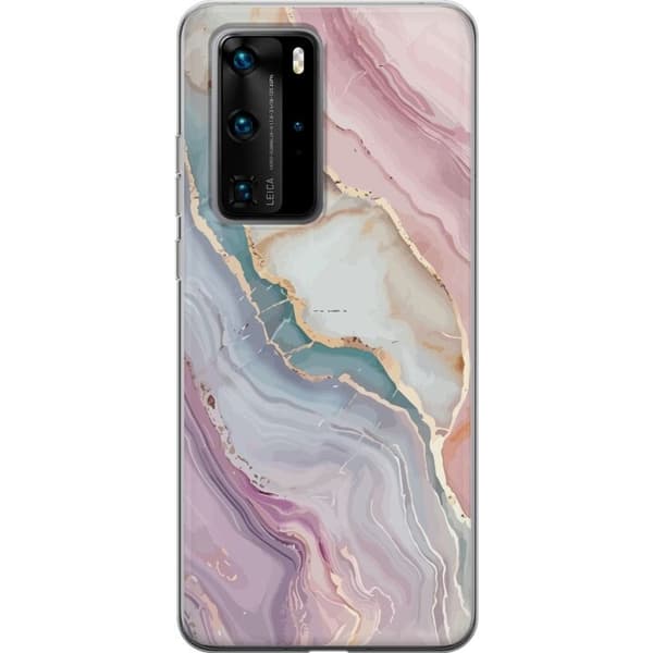 Mobildeksel til Huawei P40 Pro med Marmor motiv