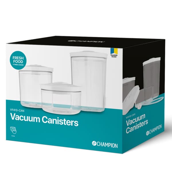 Champion Vacuumbehållare 3-pack