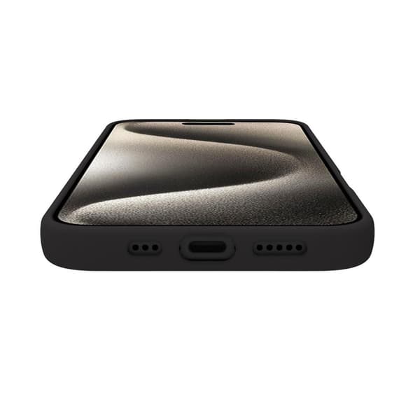 Celly Cromomag Soft rubber case MagSafe-kompatibelt iPhone 16 Pro Svart