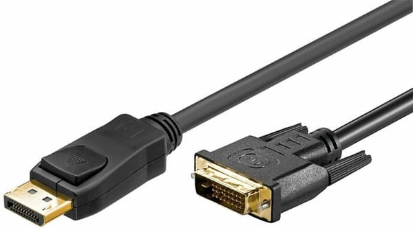 Goobay DisplayPort - DVI-D Dual Link -kaapeli, 5 m