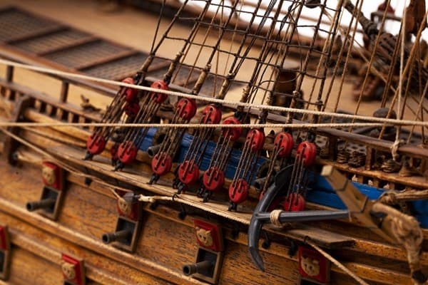 1:75 WASA - Wooden hull
