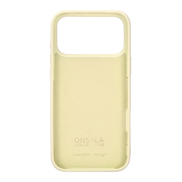 Onsala Mobilskal med Silikonkänsla Lemon - iPhone 17 Pro Max