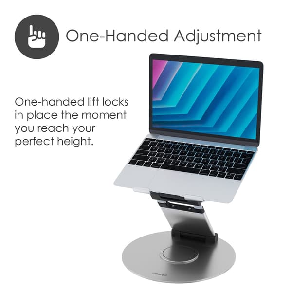 Desire2 Datorstöd Sit-Stand Supreme 360 Aluminium