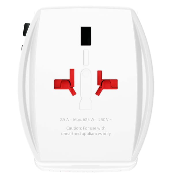 SKROSS World Adapter MUV USB AC65PD 1xUSB-C PD + 1xUSB-A 65W