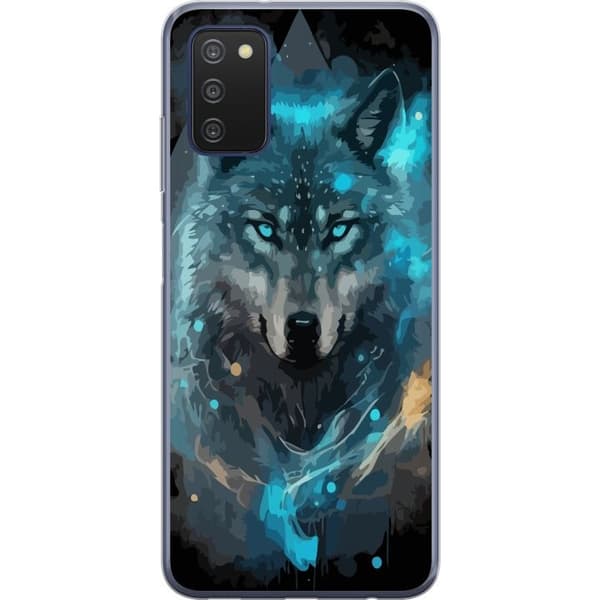 Mobildeksel til Samsung Galaxy A03s med Ulve motiv
