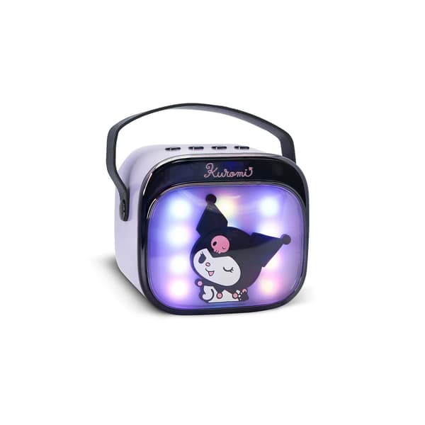 KUROMI Karaoke Kaiutin Popsing Mikrofoni LED