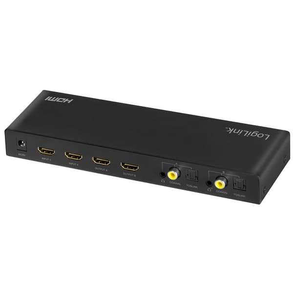 LogiLink HDMI Matrix Switch 4K/60Hz ARC HDCP HDR CEC