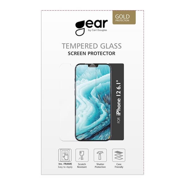 Gear Näytönsuojus 2.5D Gold Case Friendly - iPhone 12 / 12 Pro