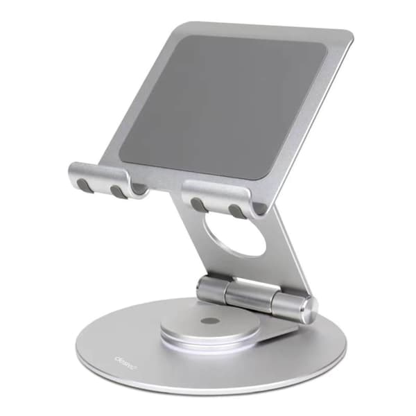 Desire2 Tabletstander Dual Pivot 360 Sølv